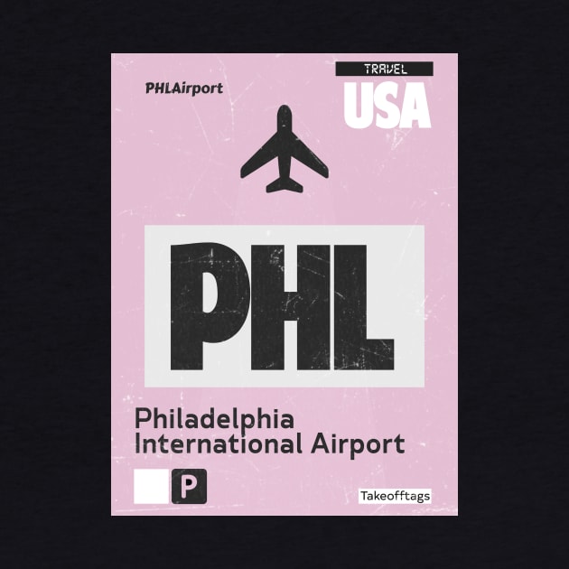 PHL Philadelphia airport code by Woohoo